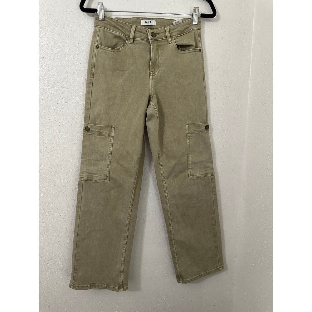 Oat New York cargo relaxed straight sake green  color size 0/25